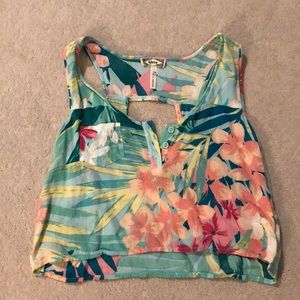 Floral crop top